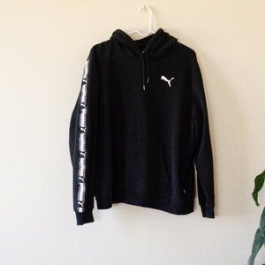 Puma Men's Hoodie in Black and White